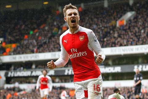 Ramsey Tottenham 2-2 Arsenal